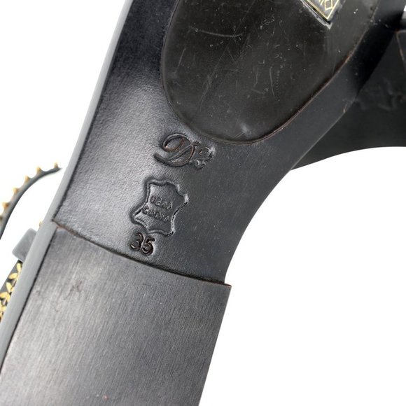 Dsquared2 Studded 35 Leather Slides Roman Sandals DS-S06013P-0003 - Picture 11 of 11